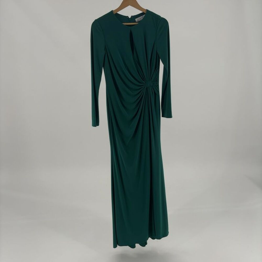 Mac Duggal Draped Gown in Multicolor
